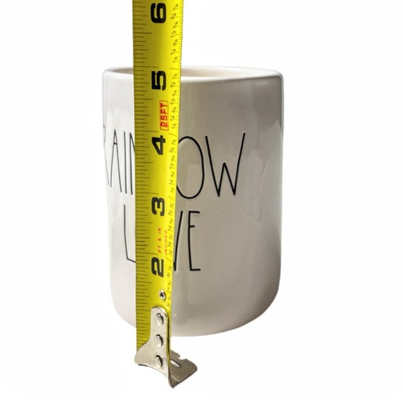 New Rae Dunn Ceramic Rainbow Love 13.2 Ounce Covered Candle - Picture 4 of 11